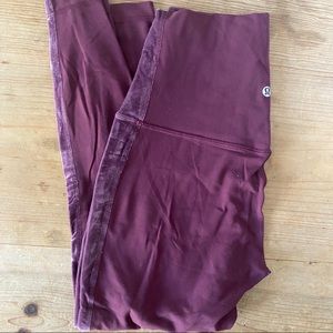 Lululemon Align Pant CROP 23" *VELVET
Garnet